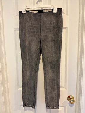 Anthropologie Pilcro Gray High Rise Denim Leggings 28P